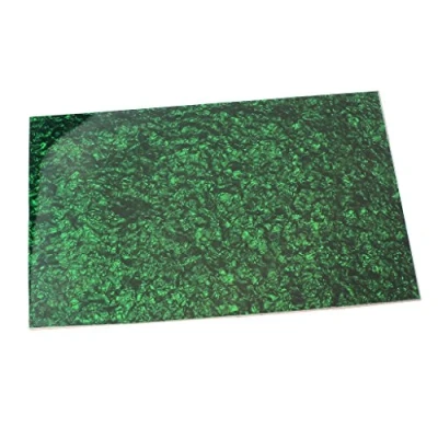 Image of Guitar Blank Scratch Plate Guard Pickguard Material PVC 3 ply Green