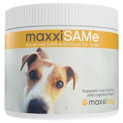 Image of maxxipaws maxxiSAMe Advanced SAM e Liver and Cognitive Supplement for Dogs Given with Food Powder 150 g