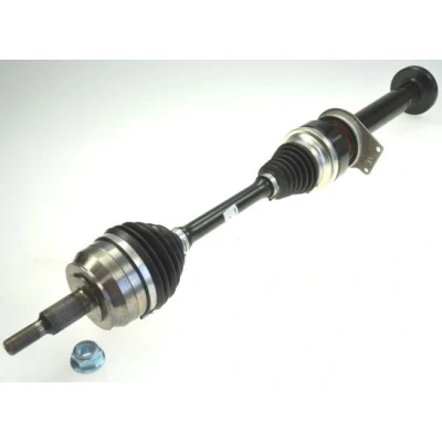 Image of 7E0407272AR, 7E0407272B, 7E0407452X Drive shaft SPIDAN 25287 281, 892mm with bearing(s), nut VOLKSWAGEN: Transporter 5, 5 Bus