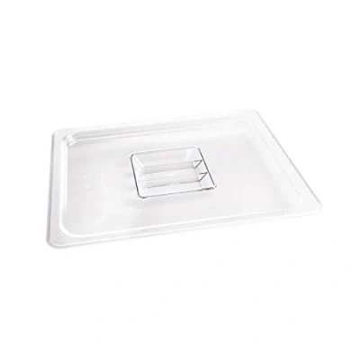 Image of Vogue U245 Polycarbonate 1/2 Gastronorm Lid, 325 mm L x 265 W, Clear