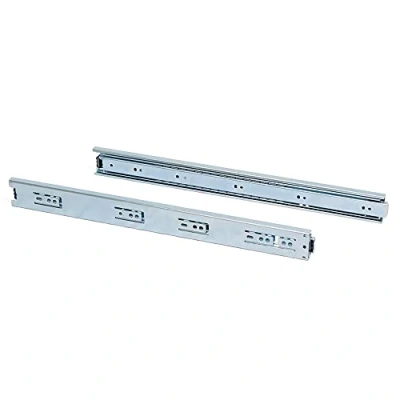 Image of Emuca Set of full extension ball bearing runners/slides 1,77x15,7 inch (45mm x 400mm) for drawer, 77,16 lb (35 kg)