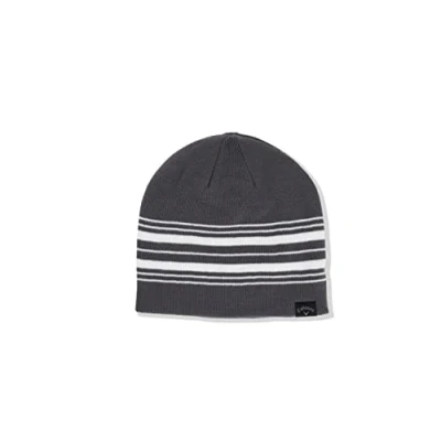 Image of Callaway Golf Mens TA Beanie Hat Dark Grey One Size