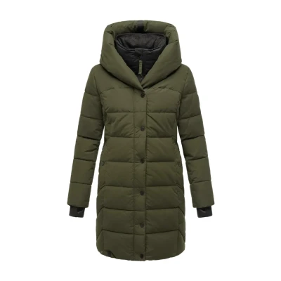 Image of Navahoo Knutschilein Winter coat, Women&#039;s, Size: XS, Dark olive