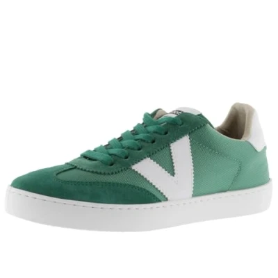 Image of Victoria BERLIN SERRAJE NYLON women&#039;s Shoes (Trainers) in Green