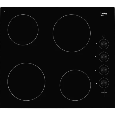 Image of Beko HIC64102 58cm Ceramic Hob Black