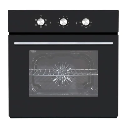 Image of Baridi Built In 5 Function Fan Assisted Electric Oven with Timer 60cm, 55L Capacity Black DH110