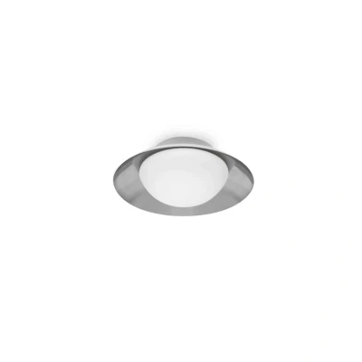Image of Side Nickel Flush Ceiling Lamp G9