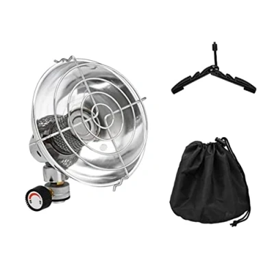 Image of Portable Gas Heater Mini Camping Tent Warmer Propane Butane Heating Stove with Stand Storage Bag Wamer