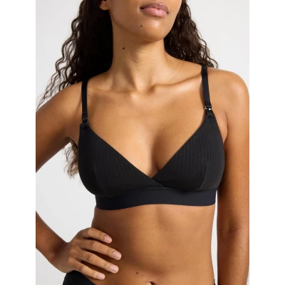 Image of Lindex VERA WRAP BRA Triangle bra, Women&#039;s, Size: 10/12, Black