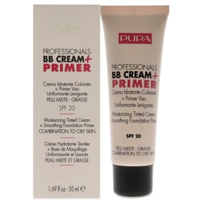 Image of Pupa Professionals BB Cream + Primer For Oily To Combination Skin SPF20 50ml 001 Nude