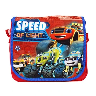 Image of Official Licensed Nickelodeon® Blaze and the Monster Machines Boys Messenger Bag School Travel