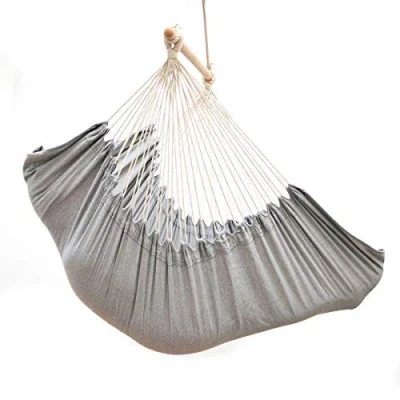 Image of AMANKA XXL Hanging Chair with Side Compartment and Cushion 220x120cm Outdoor Hammock up to 150kg