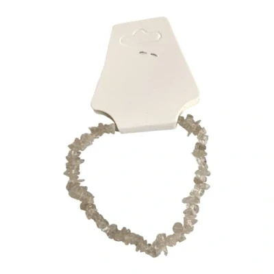Image of VIE Gemstone Chip Stretch Bracelet (Smoky Quartz)