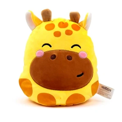 Image of Puckator Squidglys Raffi the Giraffe Adoramals Wild Plush Toy Plushies Cute Animal Baby Newborn Kids Toys Stuff Gifts Gift For Girlfriend Cuddly Stuffed Plushie