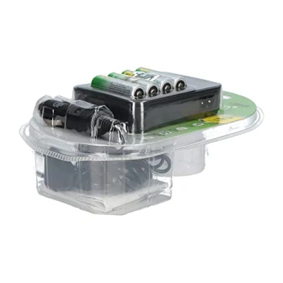 Image of GP Batteries ReCyko + 1604155000 Battery charger (100 240 50/60, 4 Piece (S), Hybrid, NiMH Ni MH Black, Indoor Charger)