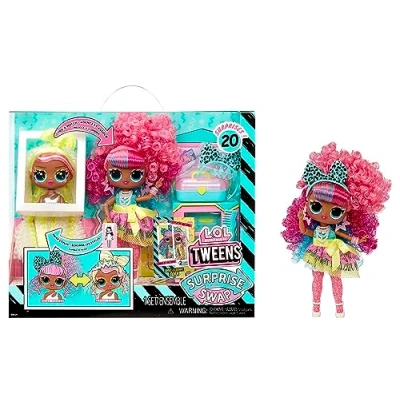 Image of L.O.L. Surprise Tweens Fashion Doll Cassie Cool With 10+ Surprises and Fabulous Accessories Great for Kids Ages 4+, Purple