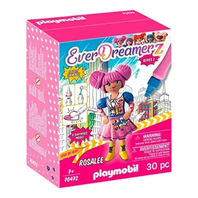 Image of Playmobil EverDreamerz 70472 Rosalee Comic World Water Pen, for Children Ages 7+, Fun Imaginative Role Play, PlaySets Suitable 4+