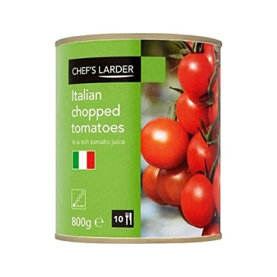 Image of ( 800g Pack ) Chef&#039;s Larder Italian Chopped Tomatoes in a Rich Tomato Juice