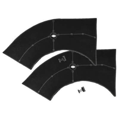Image of vhbw 2 x activated carbon filter replacement for Bosch 00422933, DHZ2400, 00647277, 00647278 cooker hood 28 13.3/9.5 2.6 cm