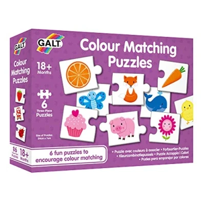 Image of Galt Toys, Colour Matching Puzzle, Jigsaw Puzzle for Kids, Ages 18 Months Plus