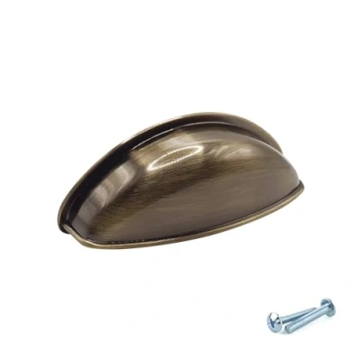 Image of M4TEC Cup Kitchen Cabinet Door Handles Cupboards Drawers Bedroom Furniture Pull Handle Antique Brass. VG3 Series: 64 mm