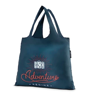 Image of Samsonite Foldable Shopper’s Tote, Adventure Begins, One Size, Tote
