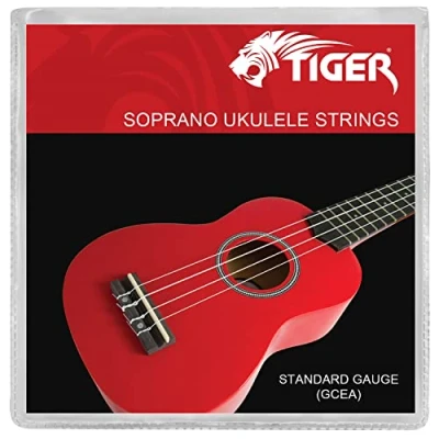 Image of TIGER UAC14 Soprano Ukulele Strings Standard Gauge Quality Tone