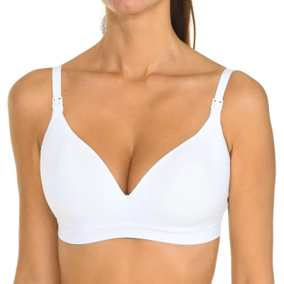 Image of Dim Womens Maternal Bra White Cotton Size 38C