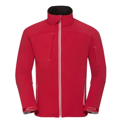 Image of Russell Athletic Mens Bionic Softshell Jacket (Classic Red) Size X Large