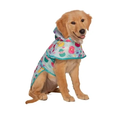 Image of Squishmallows Original Medium Sized It’s Raining Squish Pet Raincoat Ultrasoft Official Jazwares Pets Apparel