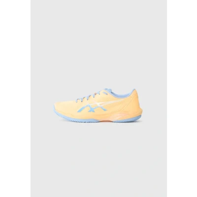 Image of ASICS Women&#039;s Solution Swift FF 2 Padel Sneaker, Orange Glow Cream, 8 UK