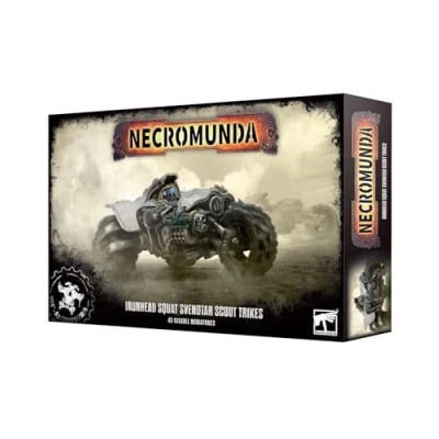 Image of Games Workshop Warhammer Necromunda: Squats Svenotar Scout Trikes (Ironhead Squats)