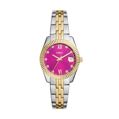 Image of Fossil Scarlette Watch for Women,Quartz movement with Stainless steel or Leather Strap