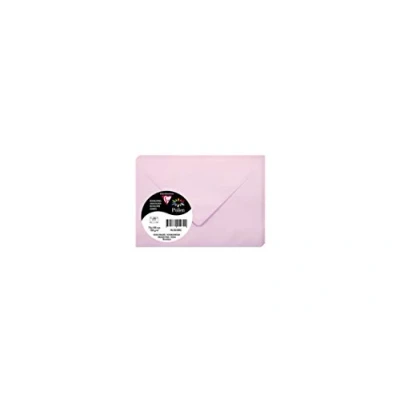 Image of Clairefontaine Ref 5530C Pollen Envelopes (Pack of 20) 75 x 100mm Sized, 120gsm Paper, Gummed Seal, Inkjet &amp; Laser Printer Compatible, Acid Free Light Pink