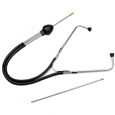 Image of ANCLLO Mechanics Stethoscope Kit, Automotive Engine Diagnostic Sensitive Hearing Tool Tester, Auto Stainless Steel Cylinder Car