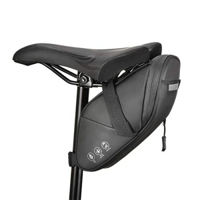 Image of CCKOLE Bike Saddle Bag with Reflective, Bicycle Tail Waterproof, Under Back Seat Tear resistant, Outdoor Cycling MTB Road