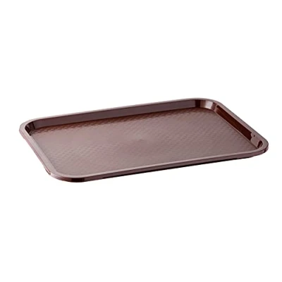 Image of Snack Tray 35 x 27 cm polypropylene, brown