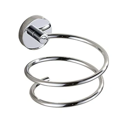 Image of OlBuWa Wall Mounted Hair Dryer Holder Stainless Steel