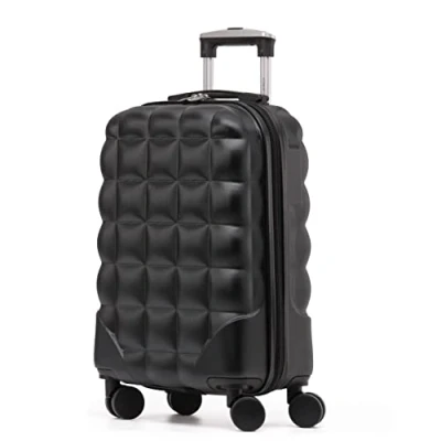 Image of Flight Knight Bubble Suitcase Ryanair easyJet Jet2 Approved 8 Wheel Carry Cabin Hardcase 55x35x20cm