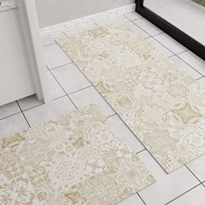 Image of PETTI Artigiani Italiani Kitchen Rug, Mats, Runners, Runner Rugs, Washable Non Slip Rugs 100% Made in Italy, Dried fruit