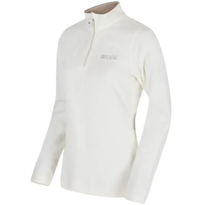 Image of Regatta Polar Bear Parchment Sweethart Lightweight Half Zip Fleece Size 18