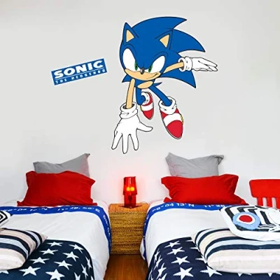 Image of Beautiful Game Sonic The Hedgehog Wall Decal Sticker Mural Vinyl Art (90cm height x 70 width)