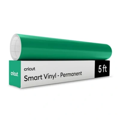 Image of Cricut Smart Vinyl Permanent, Grass Green, 13 in x 5 ft Bulk (1)
