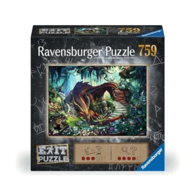 Image of Ravensburger Exit Puzzle 17378 In der Drachenhöhle 759 Teile für Erwachsene und Kinder ab 12 Jahren
