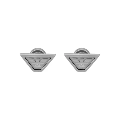 Image of Emporio Armani Men&#039;s Silver Stainless Steel Earring, EGS3130040