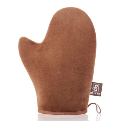 Image of GAIYAH Self Tanning Mitt Tan Double Sided Fake With Thumb Ultra Soft Mit