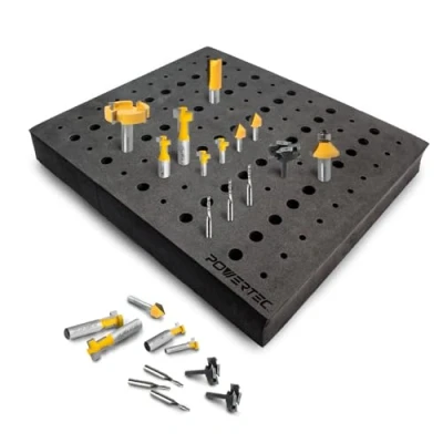 Image of POWERTEC 71046 Router Bit Tray for 110 Bits