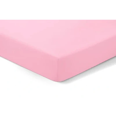 Image of AmigoZone Extra Deep 16&quot;(40cm) Non Iron Percale Pollycotton Fitted Sheets (Super King, Pink)