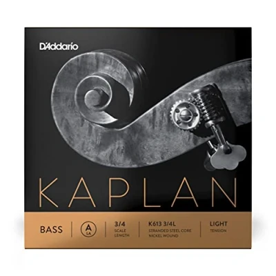 Image of D&#039;Addario Kaplan Bass String Single A K613 3/4L For Upright Bass, Double 3/4 Scale, Light Tension