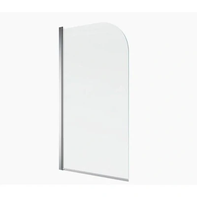 Image of Mira Elevate Curved Bath Shower Screen 800mm 5mm